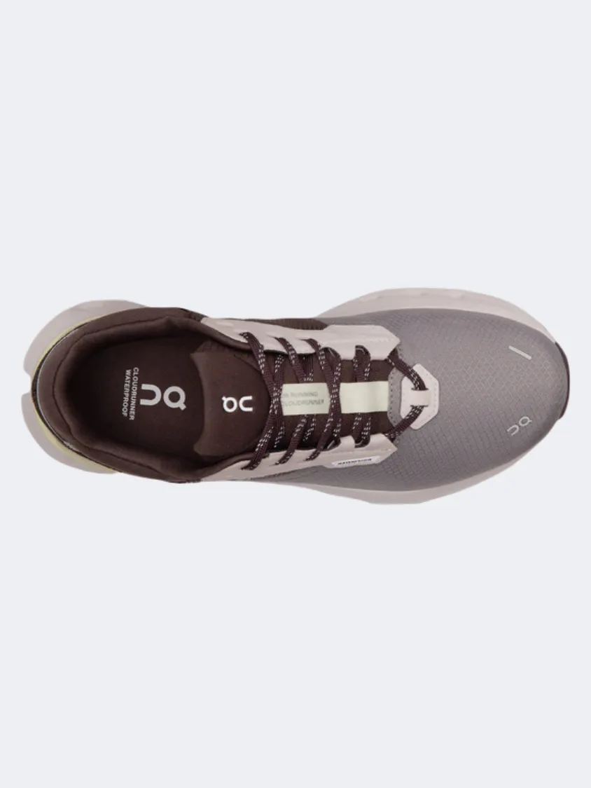 On Cloudrunner 2 Waterproof Women Running Shoes Zinc/Seedling