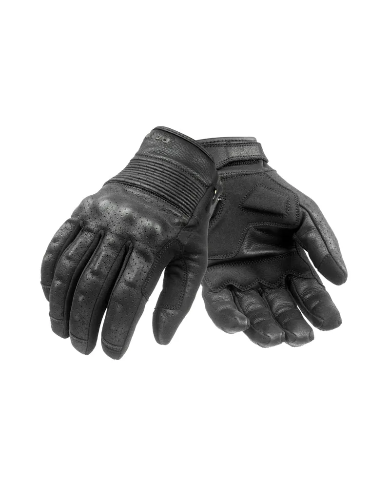 Onyx Leather Riding Gloves