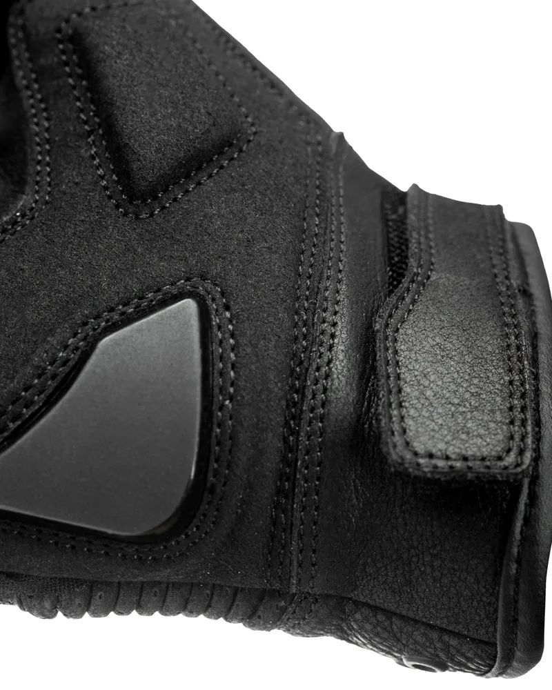 Onyx Leather Riding Gloves