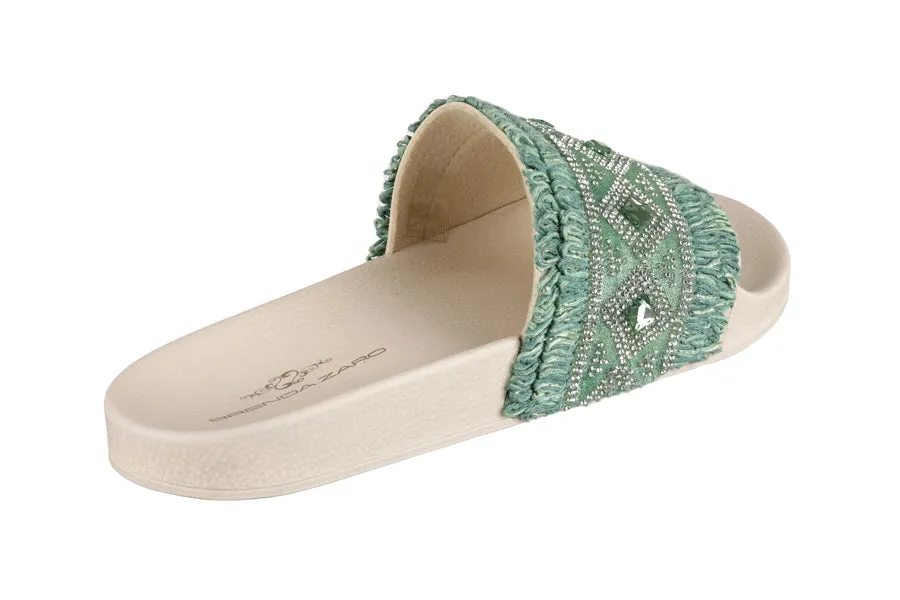 P&J SOFT FRINGE GREEN