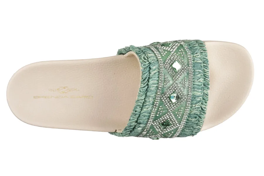 P&J SOFT FRINGE GREEN