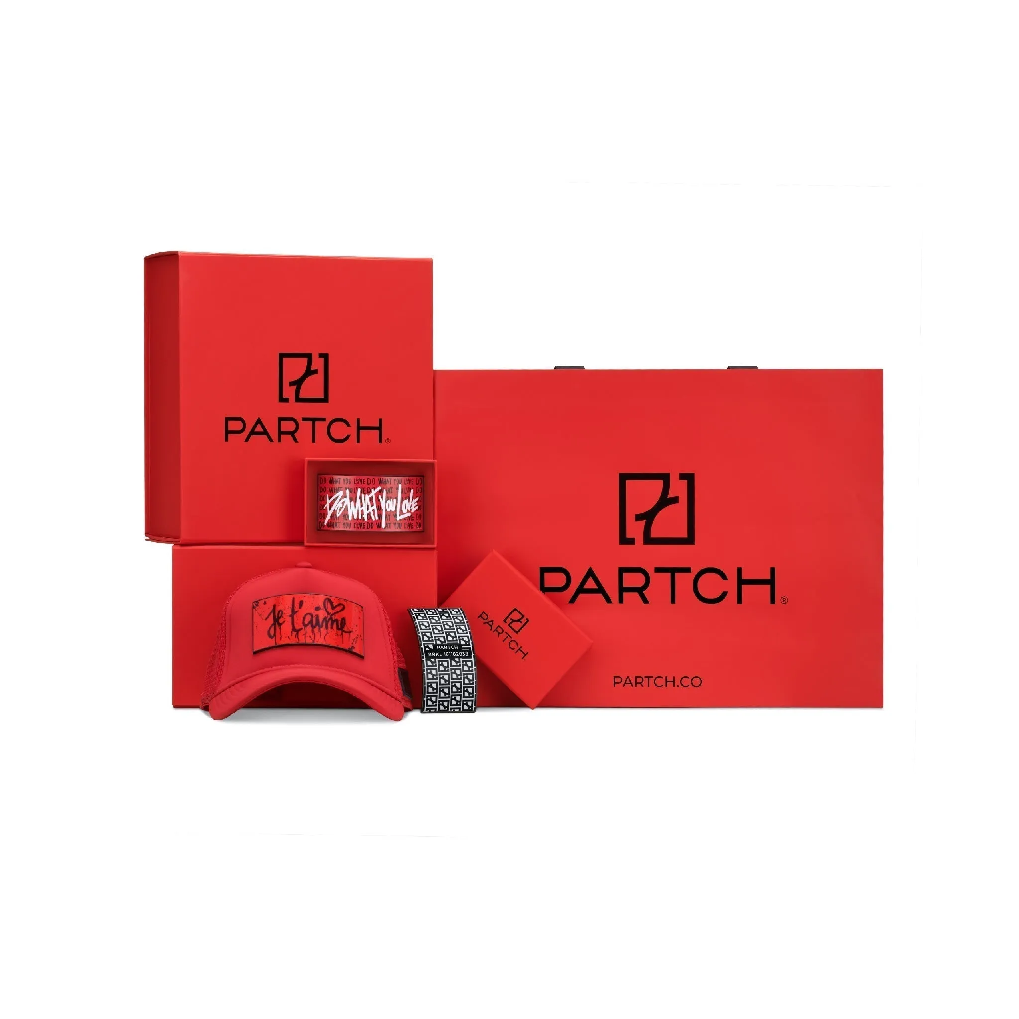 PARTCH x End of Code removable Trucker Hat Kaki Full Fabric