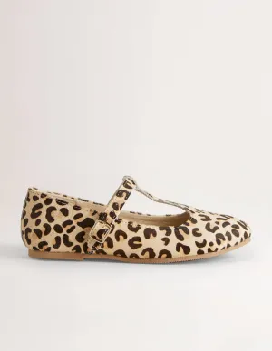 Party T-bars Shoes-Leopard