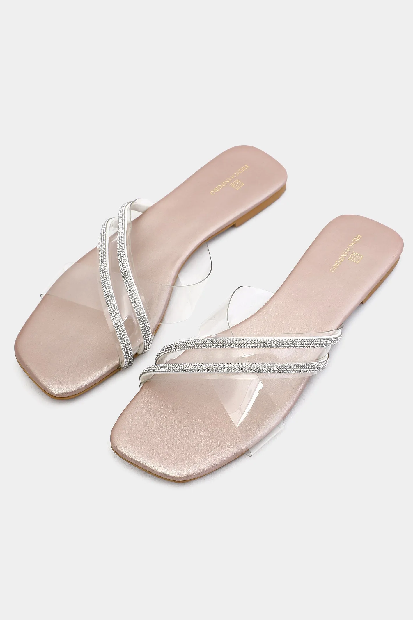 Peach Ladies Casual Slippers