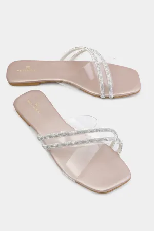 Peach Ladies Casual Slippers
