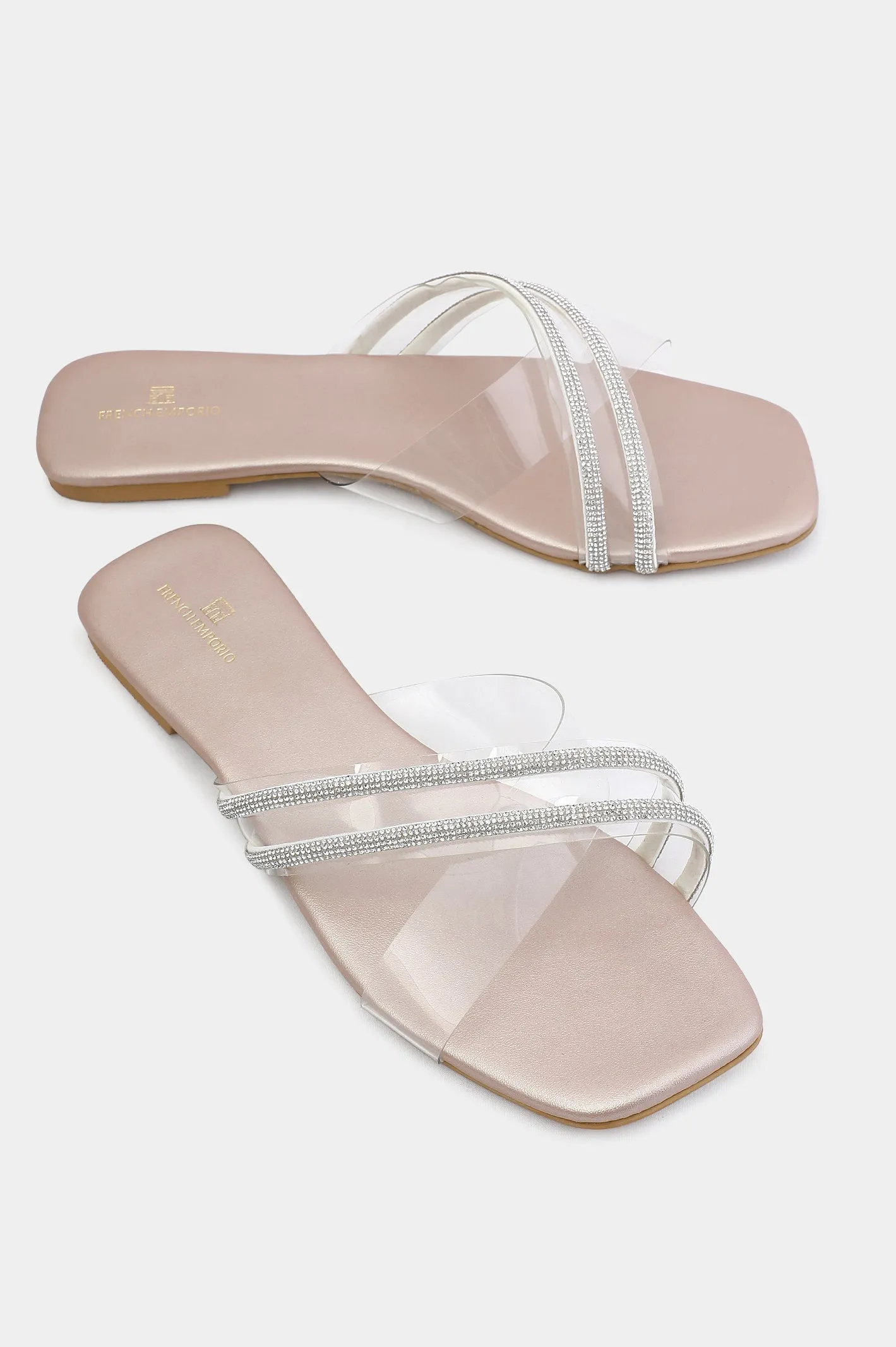 Peach Ladies Casual Slippers