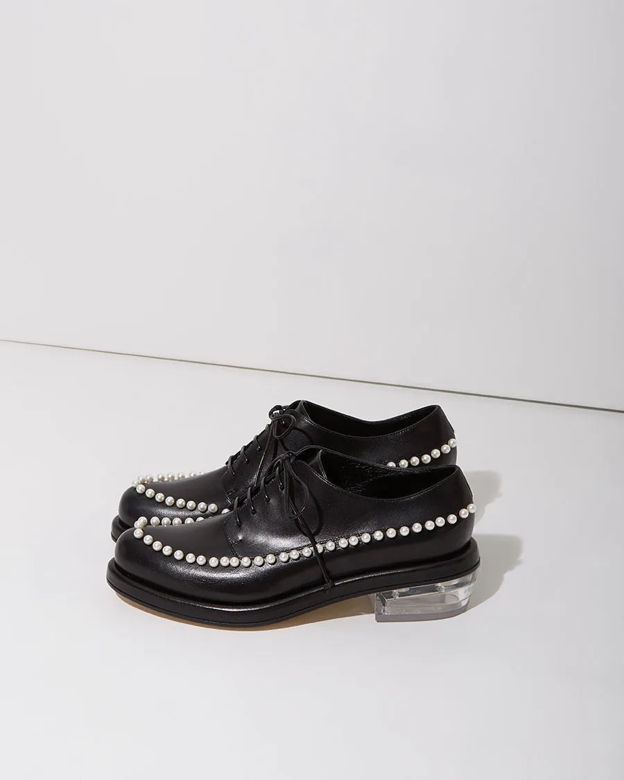 Pearl Embellished Brogue