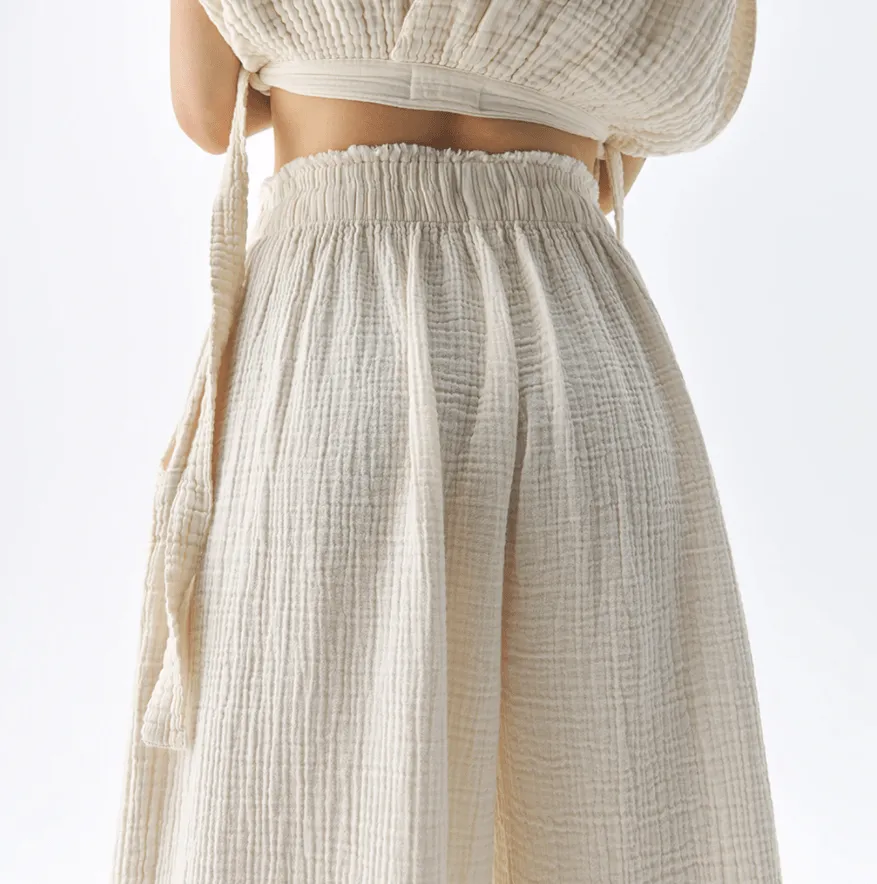 Pokoloko | Crinkle Palazzo Pants