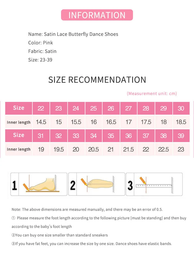 Practical Dance Shoes Satin Lace Bow Ballet Shoes