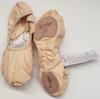 Psalm -- Women's Canvas Split Sole Ballet -- Pink
