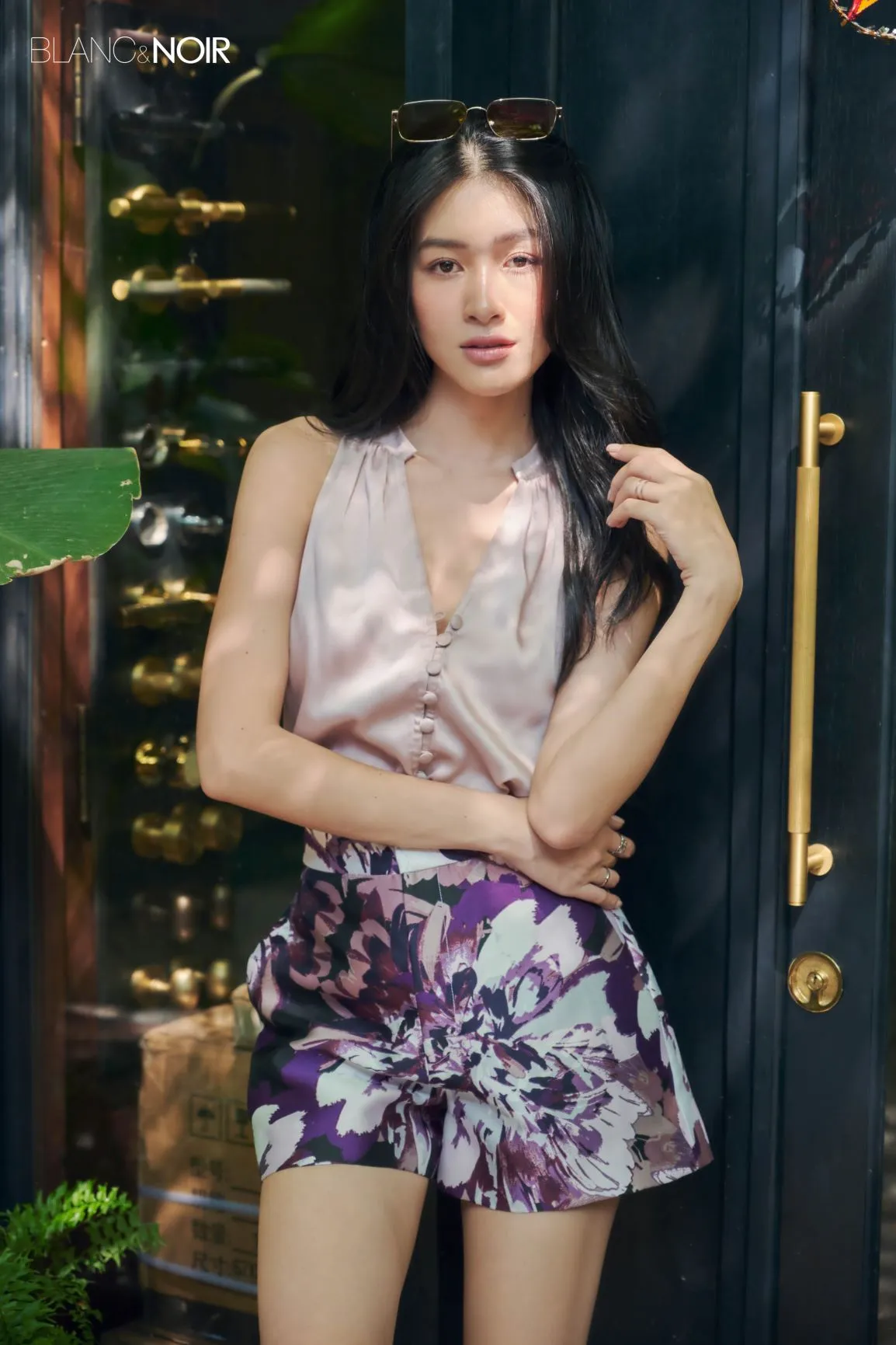 Purple Peony Short