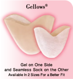 " Gellows " Gel Toe Pads -- White
