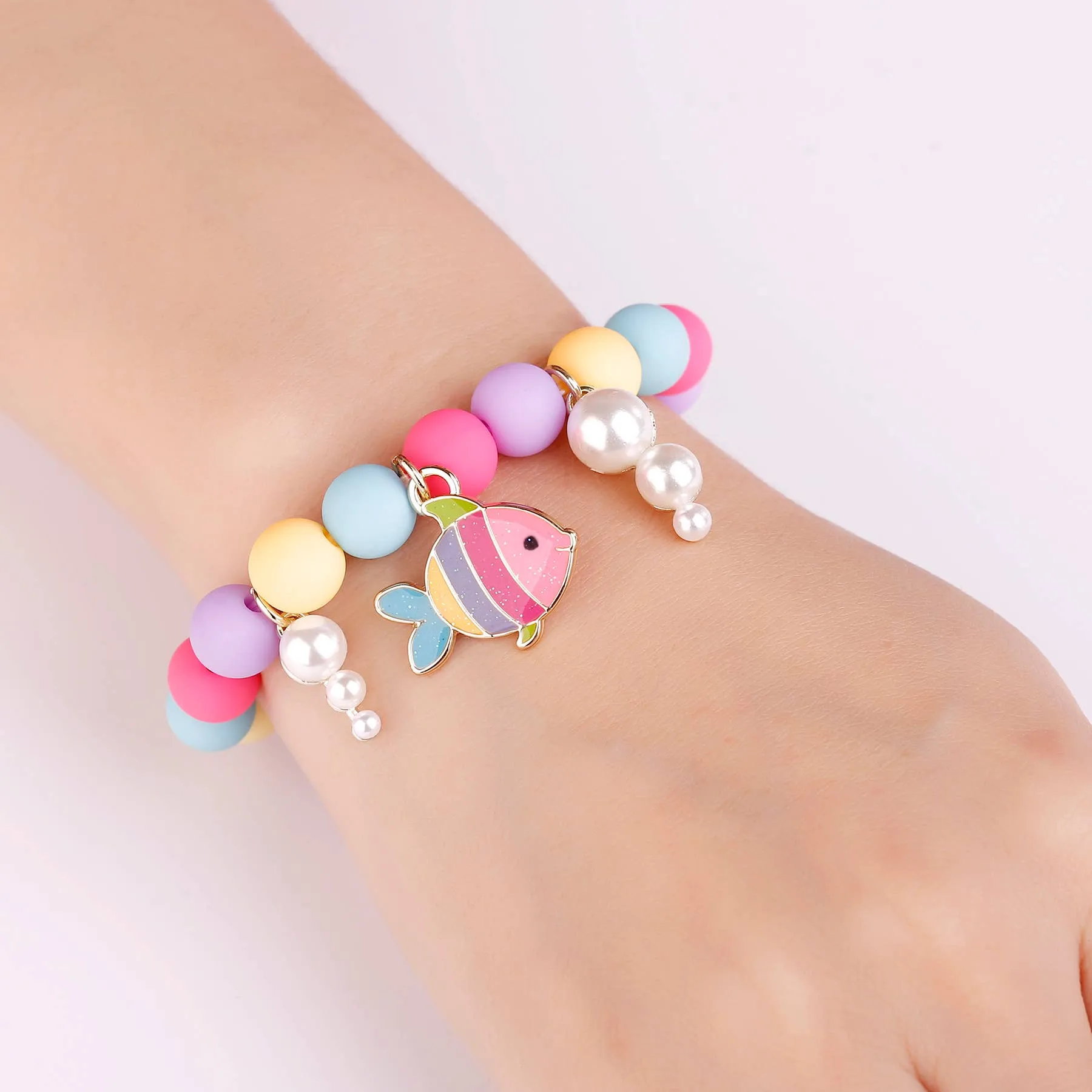 Rainbow Fish Whimsy Bracelet