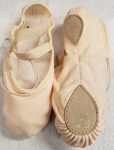 Randy -- Women's Canvas Split Sole Ballet -- Pink