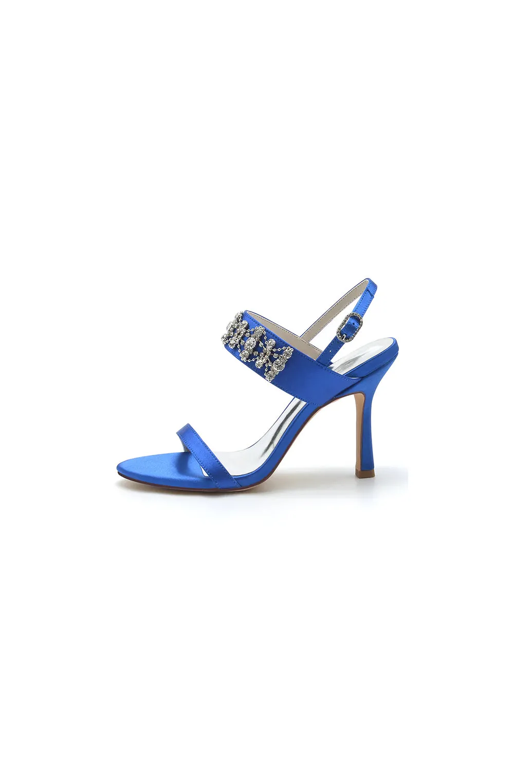 Rhinestone Beaded Ankle Straps Party Shoes