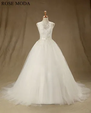 Rosemoda Beaded Embroidery A Line Wedding Dress