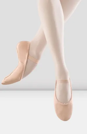 S0205L - Pink - Ladies Dansoft Leather Ballet Shoe - Select Size