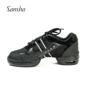 Sansha  Mesh Upper Dancing Shoes Salsa Jazz Modern Adult Dance Sneakers Split Sole  P21M