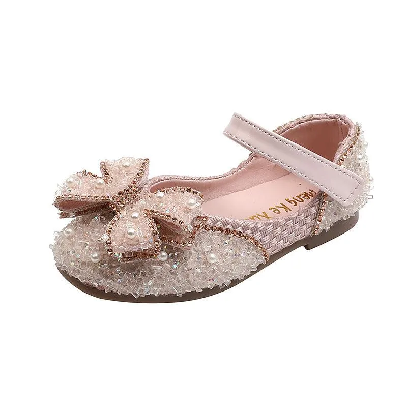 Shimmering Crystal Shoes Little Princess' Sparkling Choice Crystal Shoes for Girls