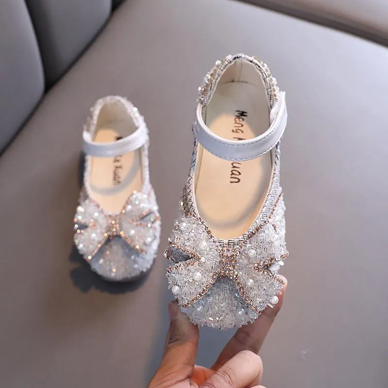 Shimmering Crystal Shoes Little Princess' Sparkling Choice Crystal Shoes for Girls