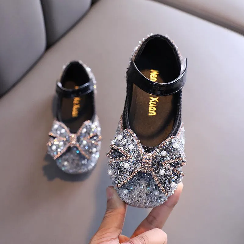 Shimmering Crystal Shoes Little Princess' Sparkling Choice Crystal Shoes for Girls