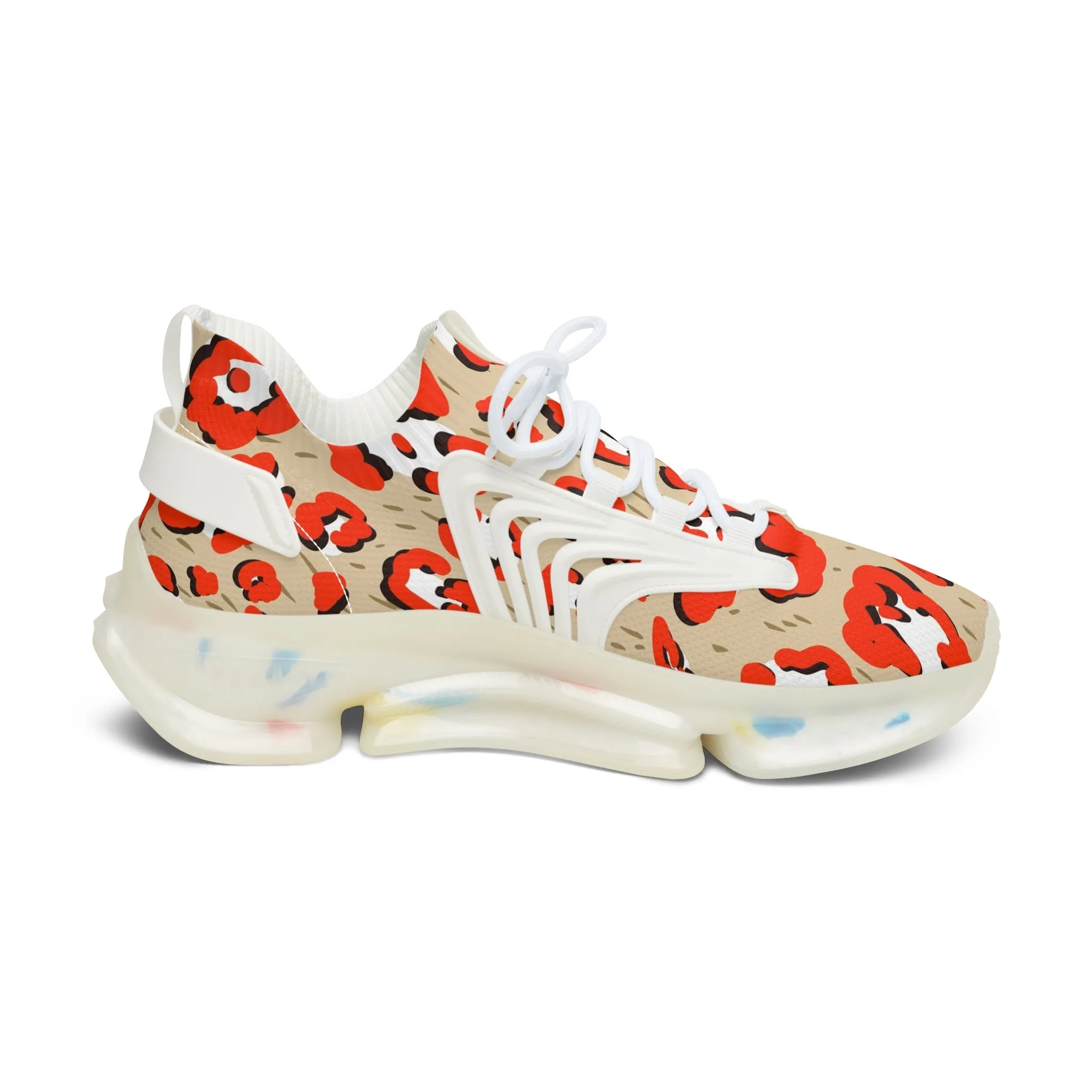 Sneakers Women's Mesh leopard by Mariu del Campo.