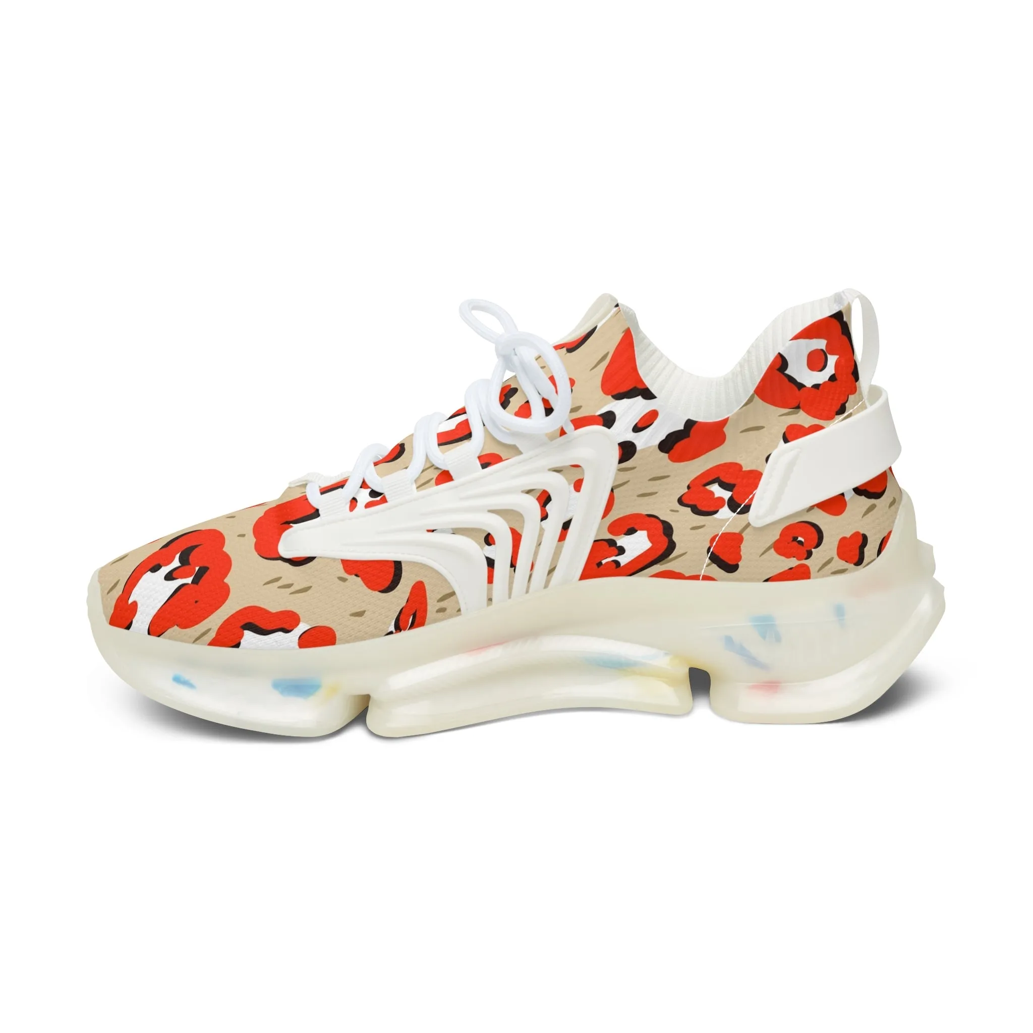 Sneakers Women's Mesh leopard by Mariu del Campo.