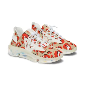 Sneakers Women's Mesh leopard by Mariu del Campo.