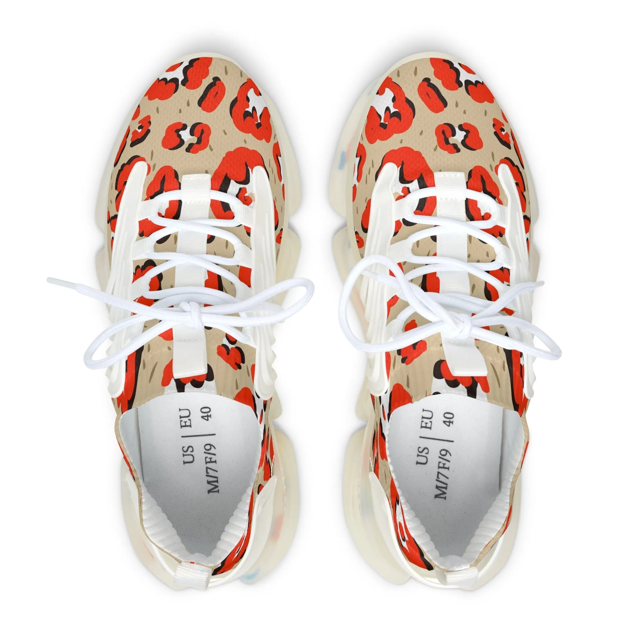 Sneakers Women's Mesh leopard by Mariu del Campo.