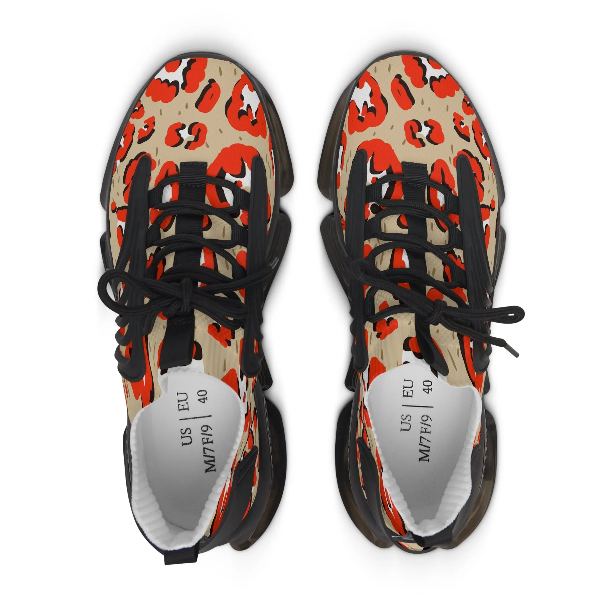 Sneakers Women's Mesh leopard by Mariu del Campo.