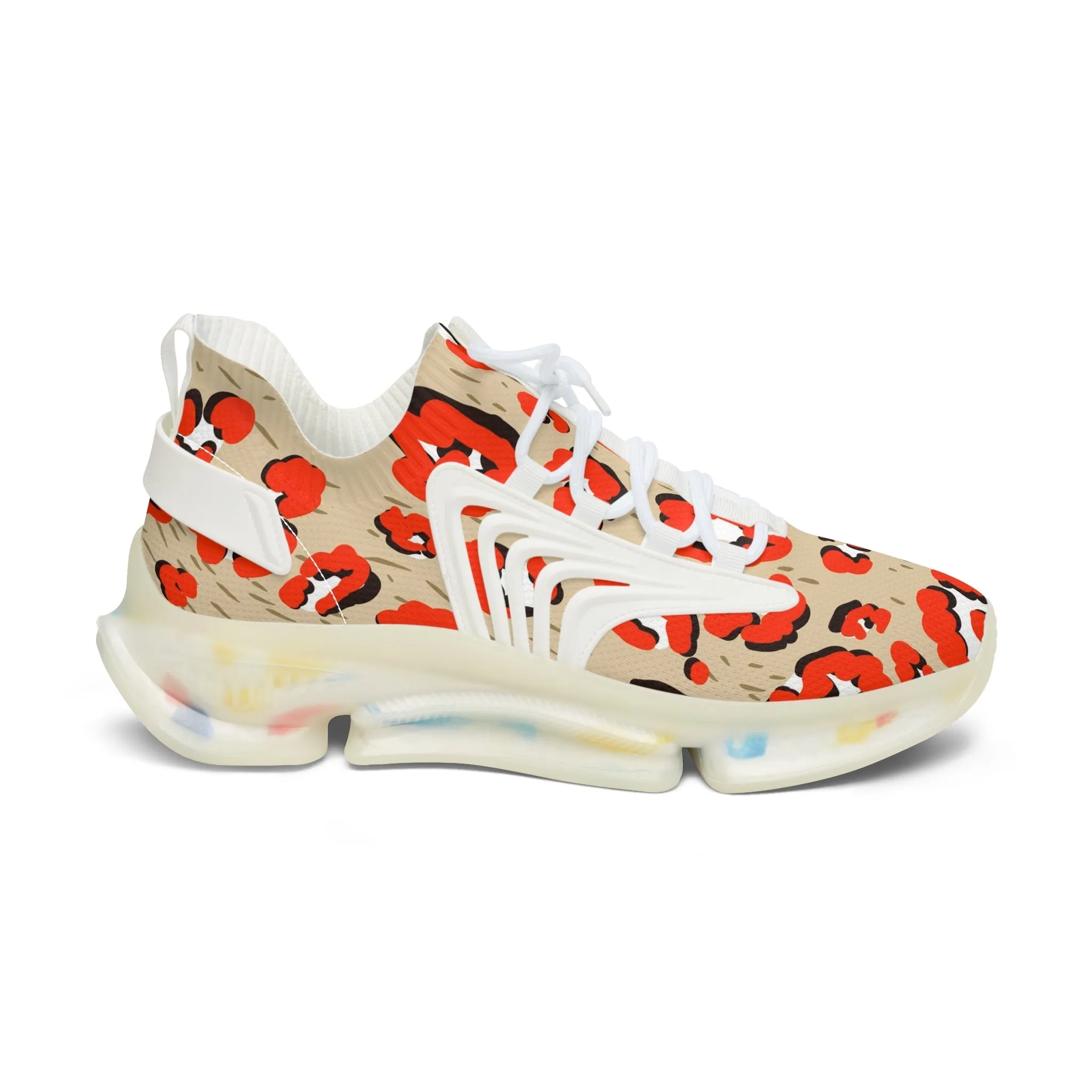 Sneakers Women's Mesh leopard by Mariu del Campo.