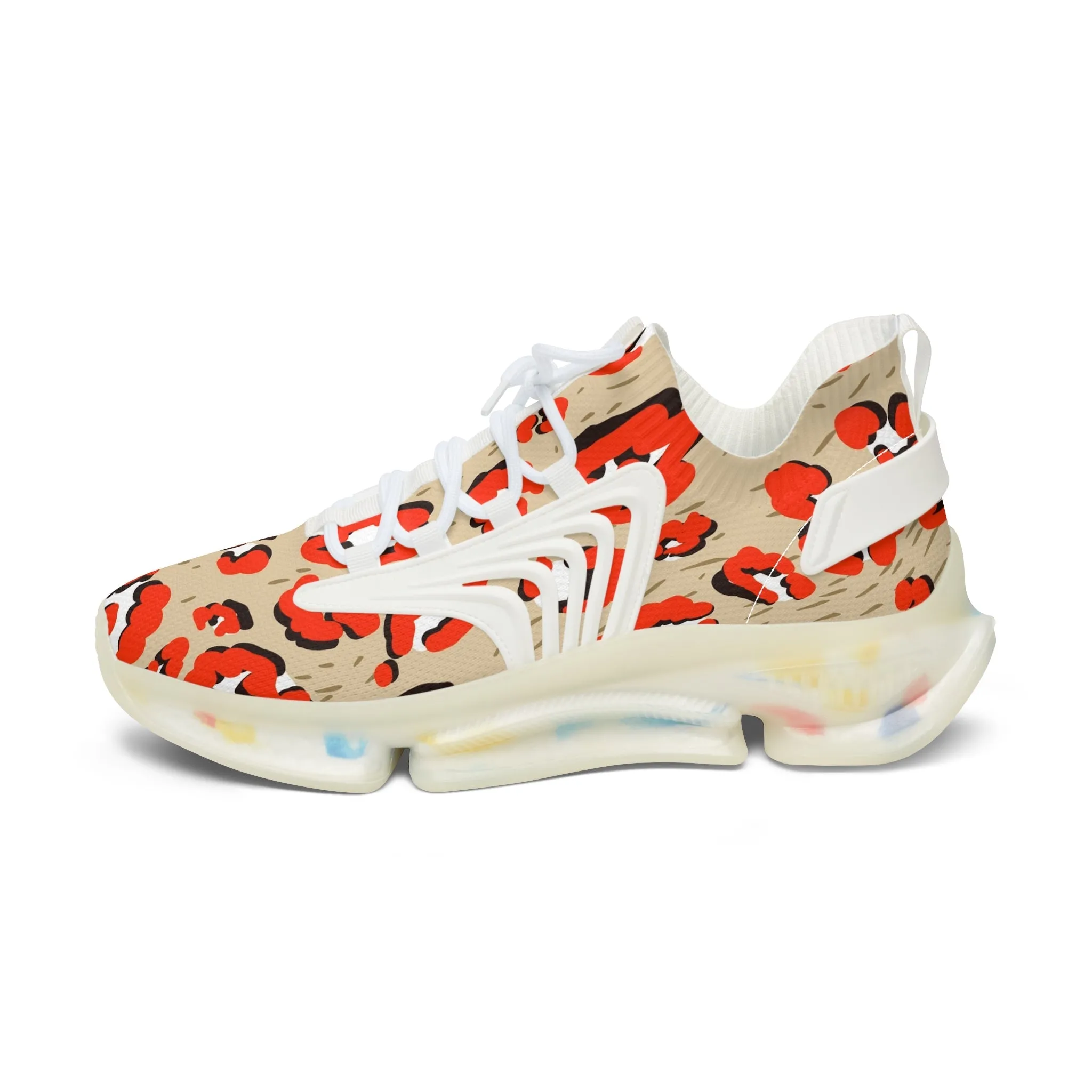 Sneakers Women's Mesh leopard by Mariu del Campo.