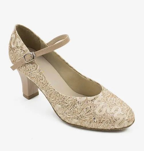 So Danca - Rosalina 2.5” Heel Ballroom Shoe - Adult (BL166) - Sparkle Gold