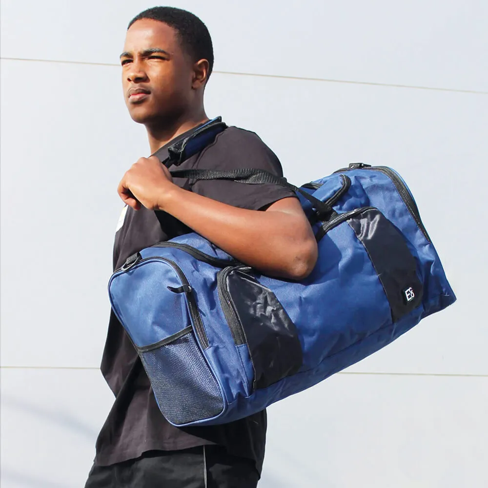Sports Duffel Bag with Shoe Compartment - 35L