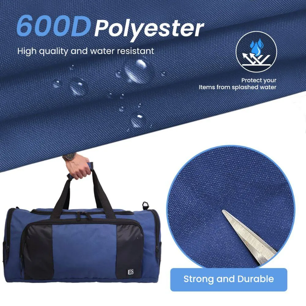Sports Duffel Bag with Shoe Compartment - 35L