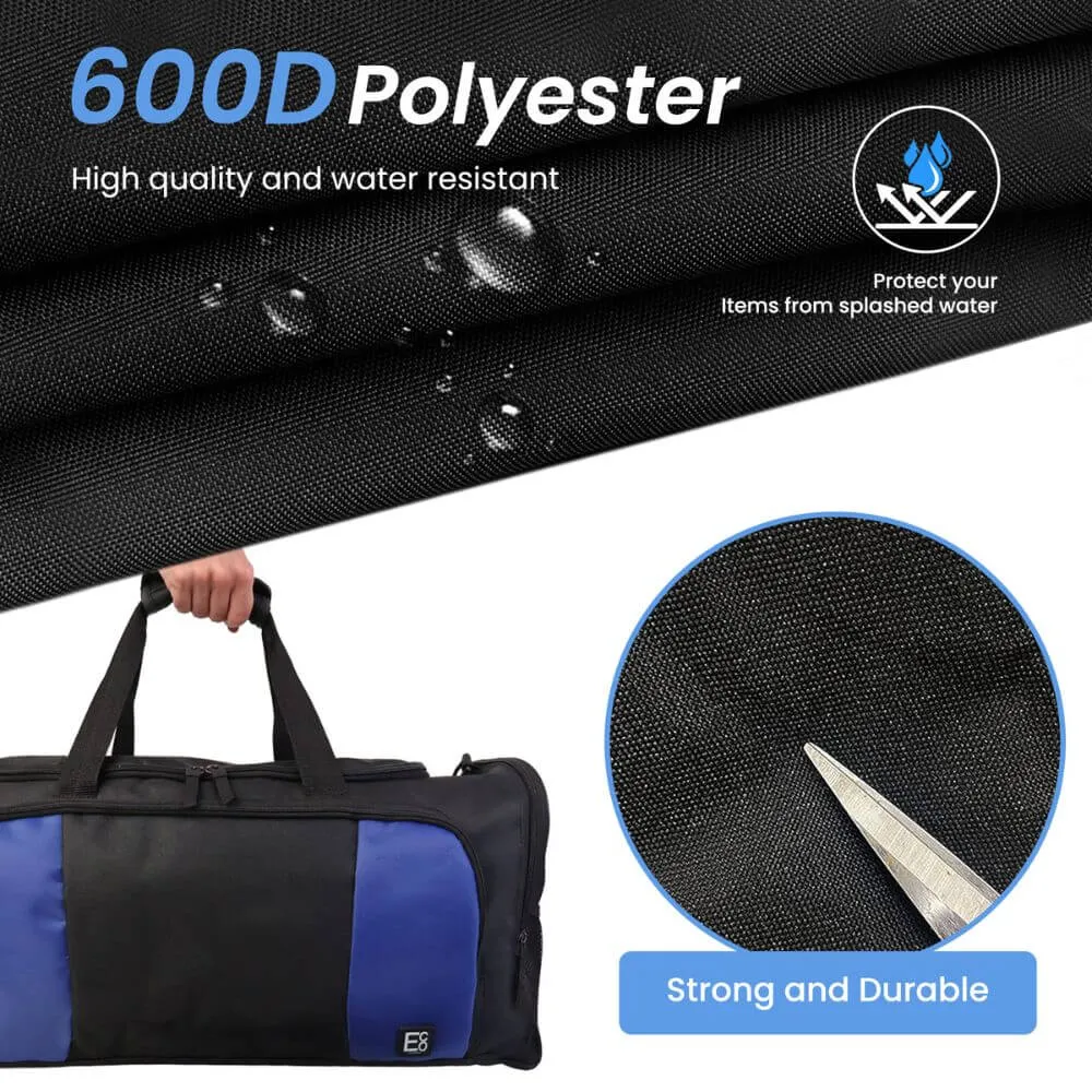 Sports Duffel Bag with Shoe Compartment - 35L