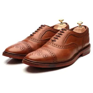 'Strandmok' Tan Brown Leather Oxford Brogues UK 11 US 11.5 D