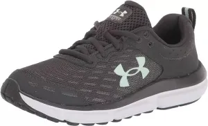 Under Armour Women's Charged Assert 10 Running Shoes - Jet Gray/Gray/Aqua Foam, Size 8, New