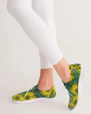 Van Gogh Sunflower Lace Up Flyknit Shoe