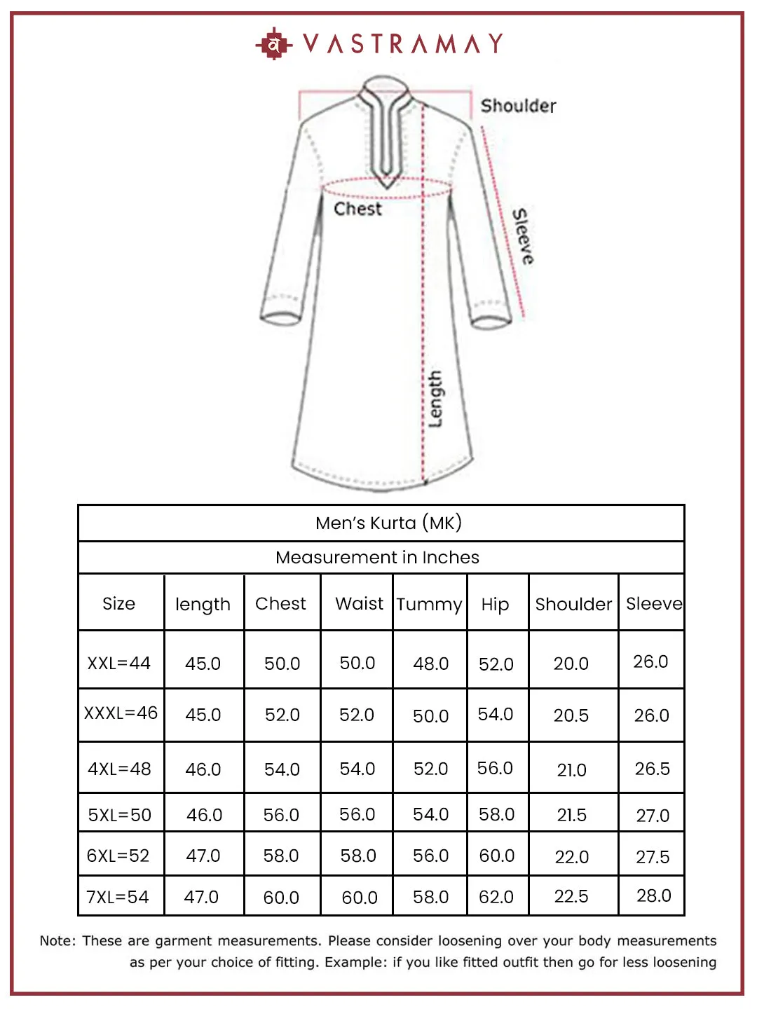 Vastramay Plus Men's Rose Gold Silk Blend Kurta