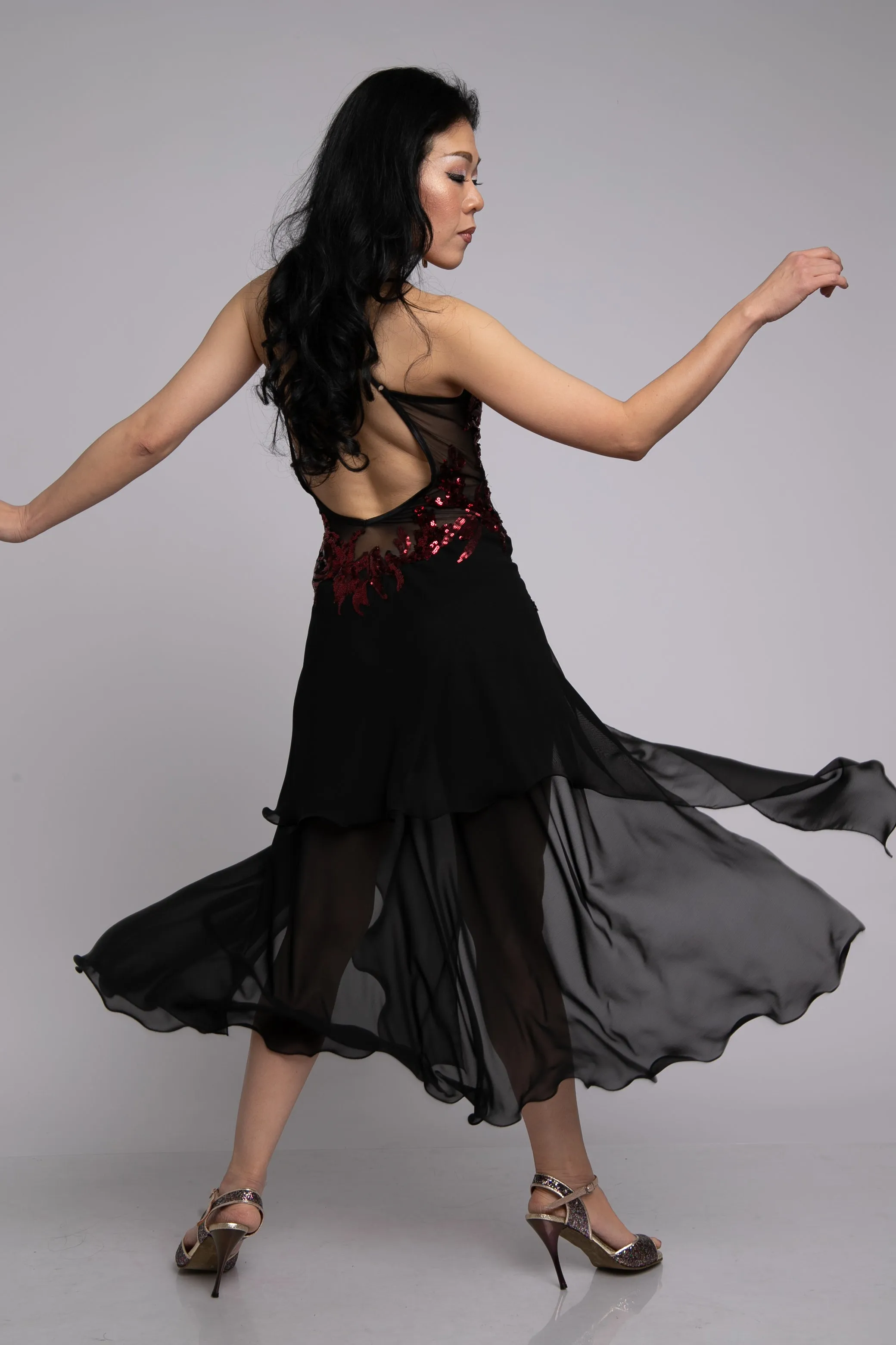 Vestido Tango Escenario SH1393N