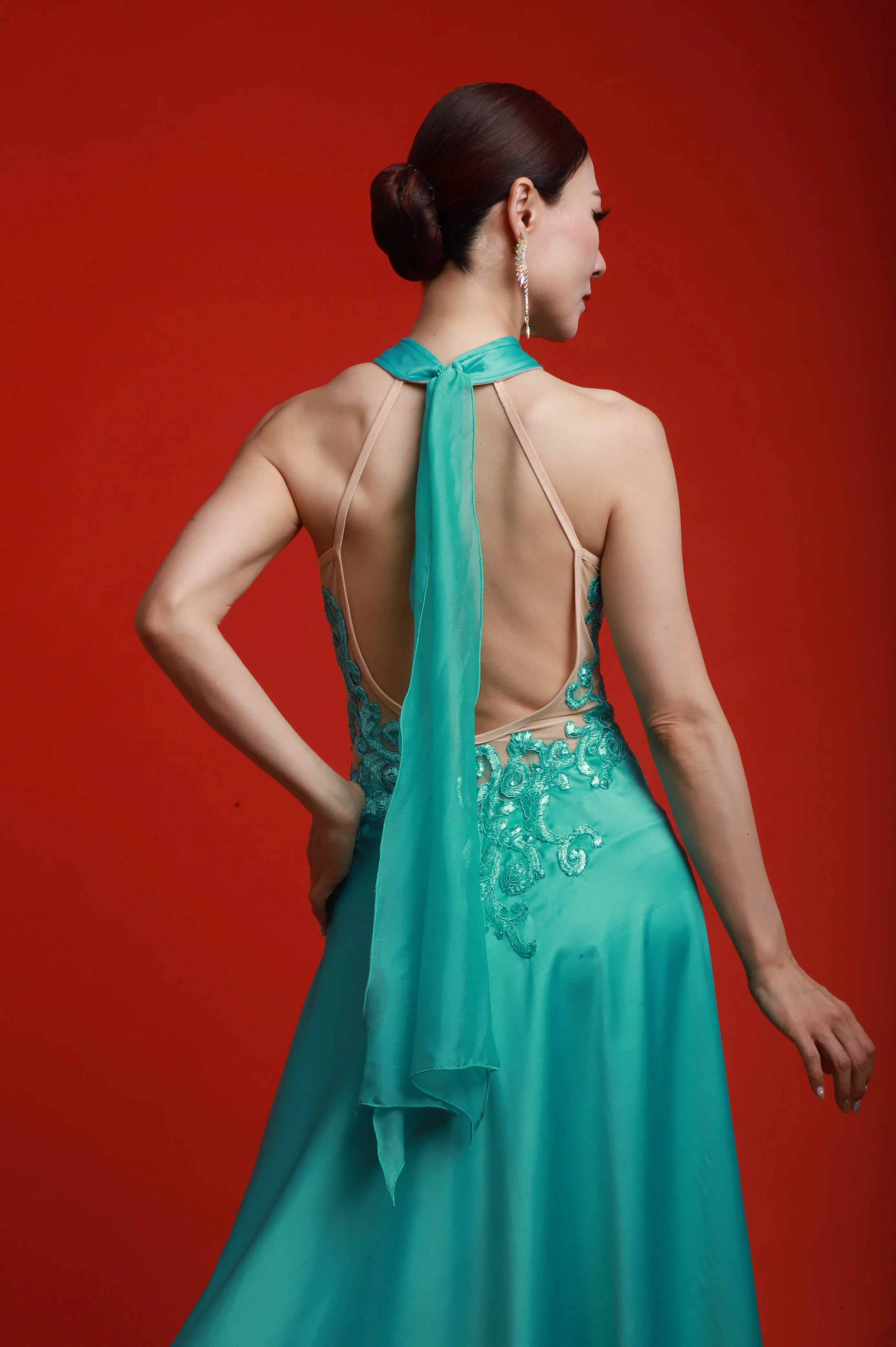 Vestido Tango Escenario SH1397