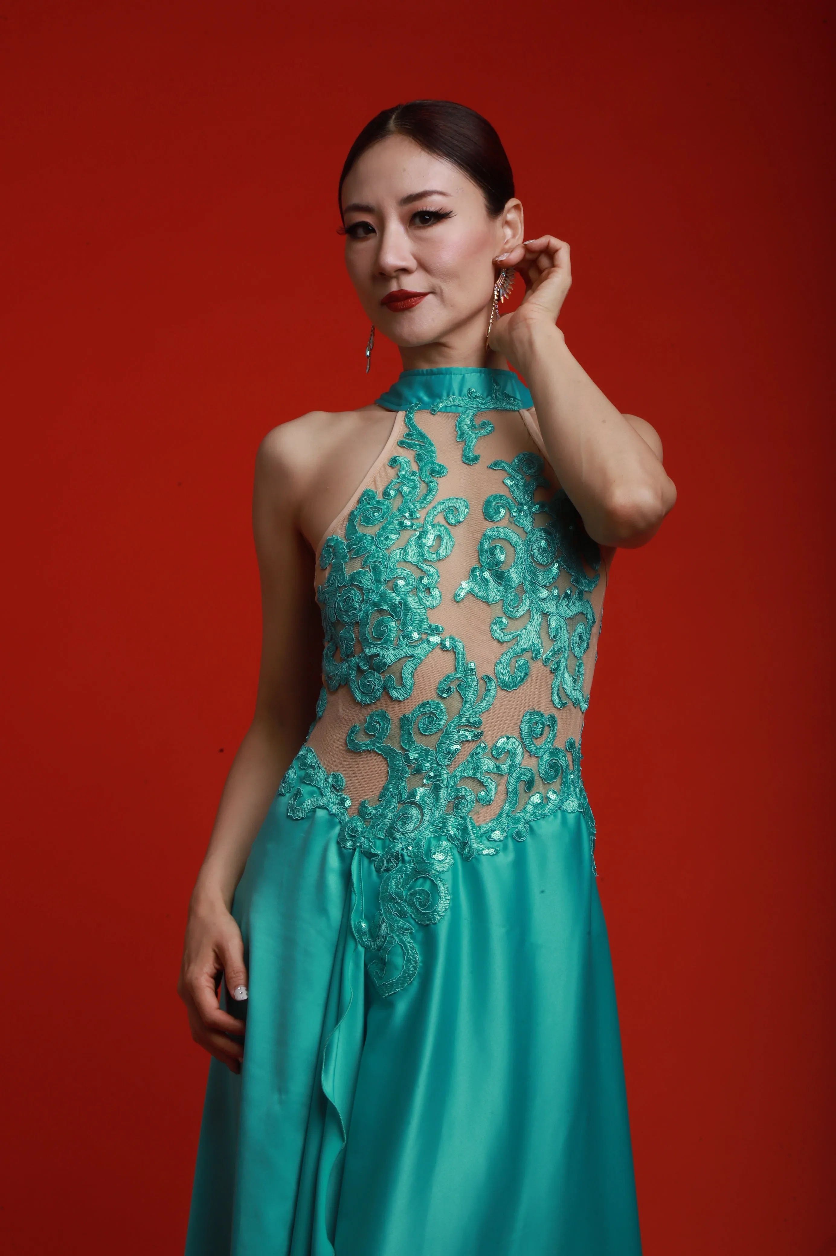 Vestido Tango Escenario SH1397