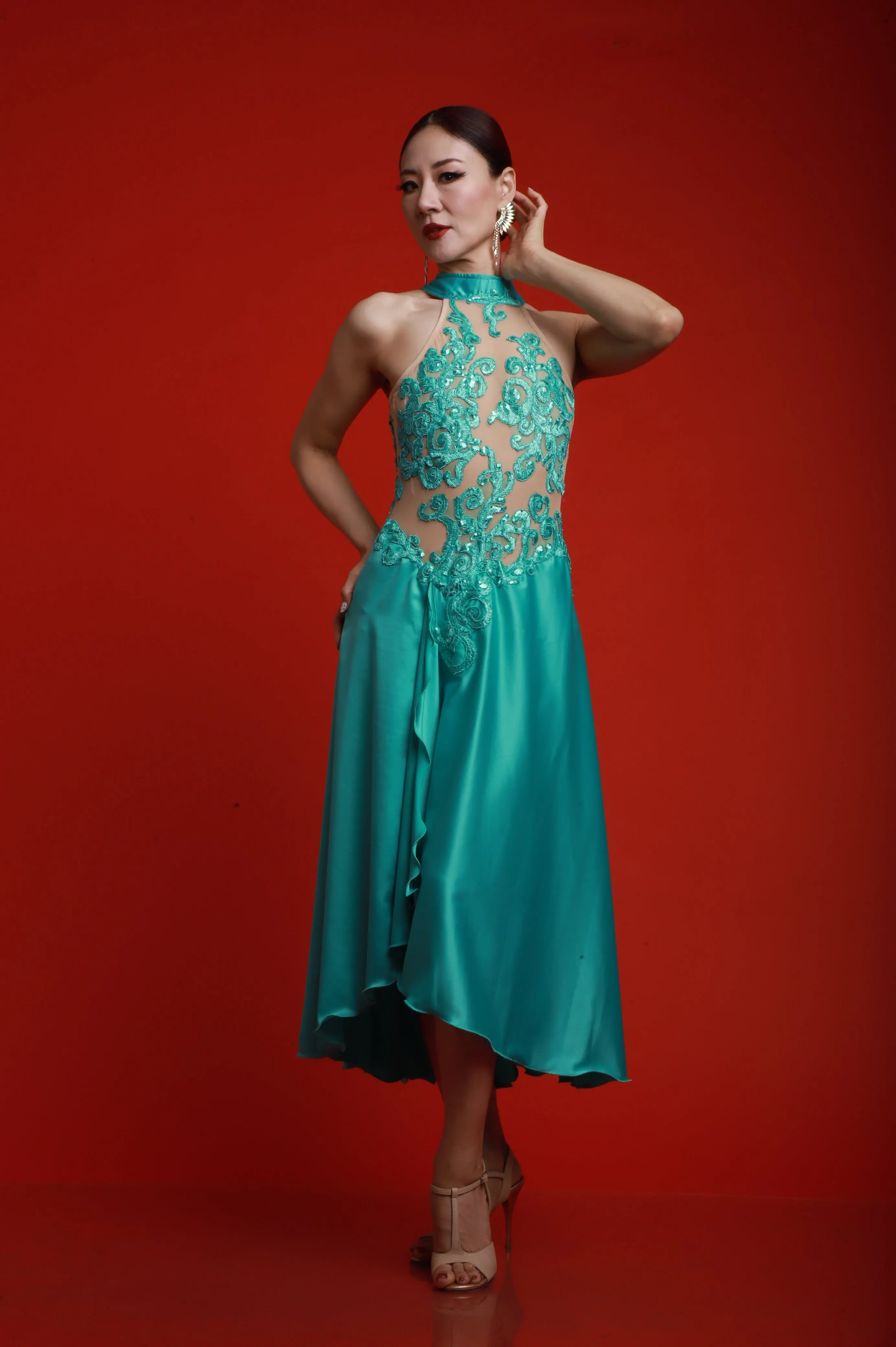 Vestido Tango Escenario SH1397