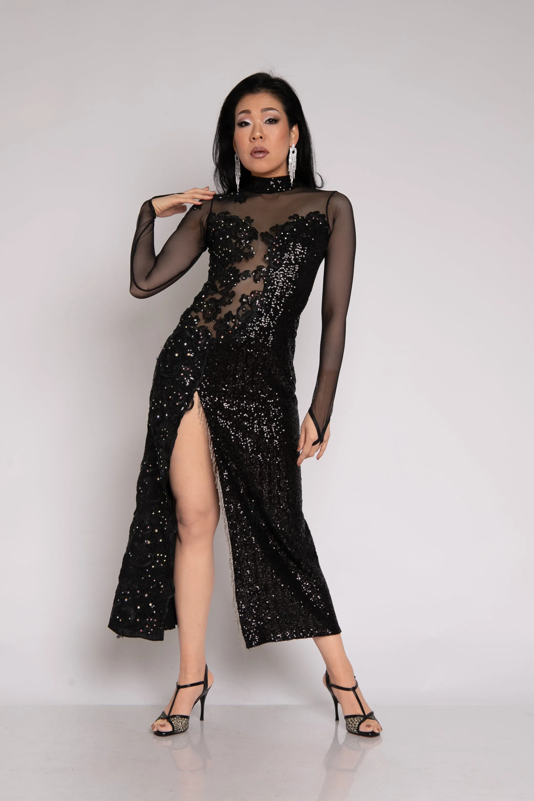 Vestido Tango Escenario SH1402