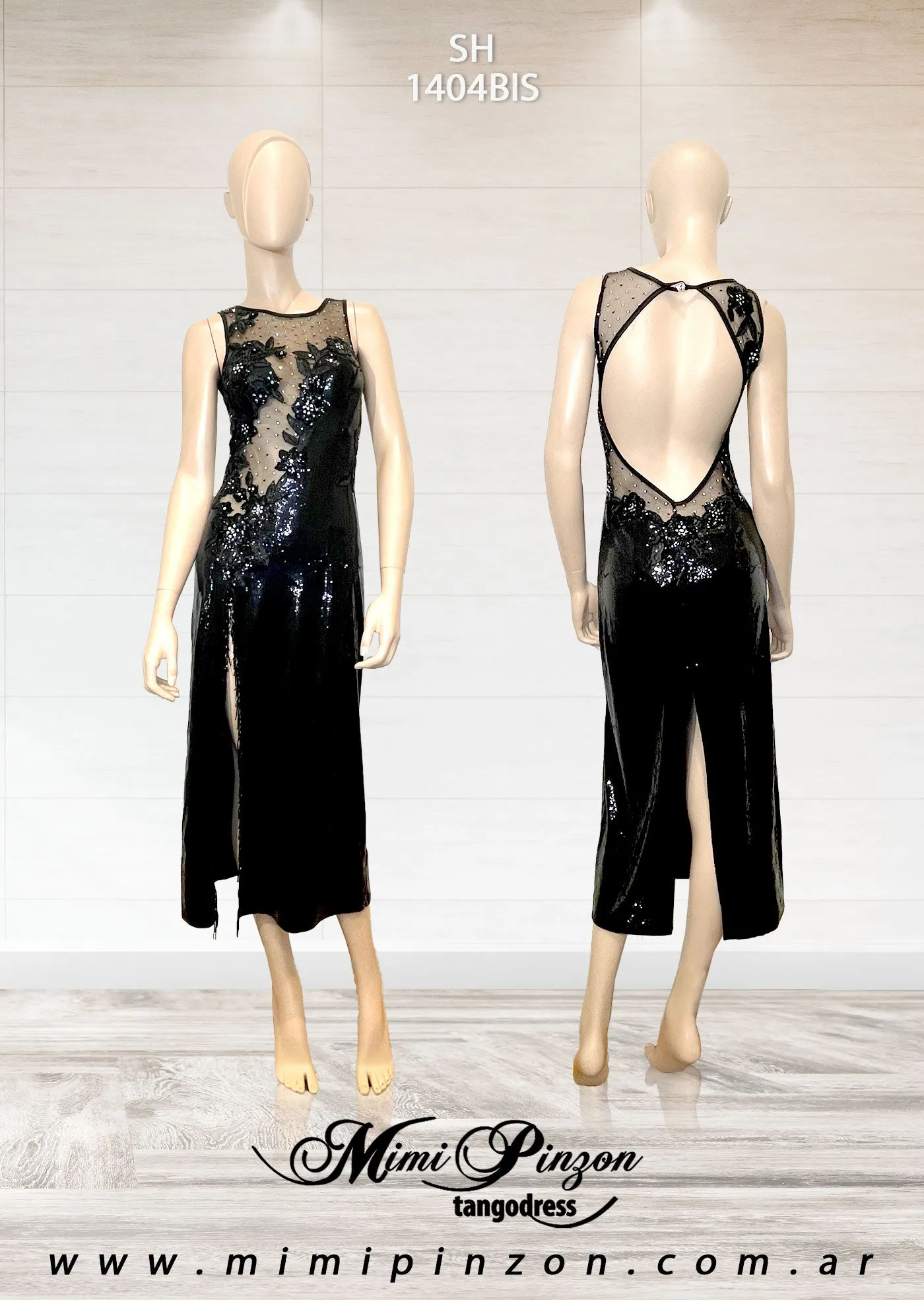 Vestido Tango Escenario SH1404