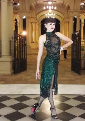 Vestido Tango Escenario SH1411