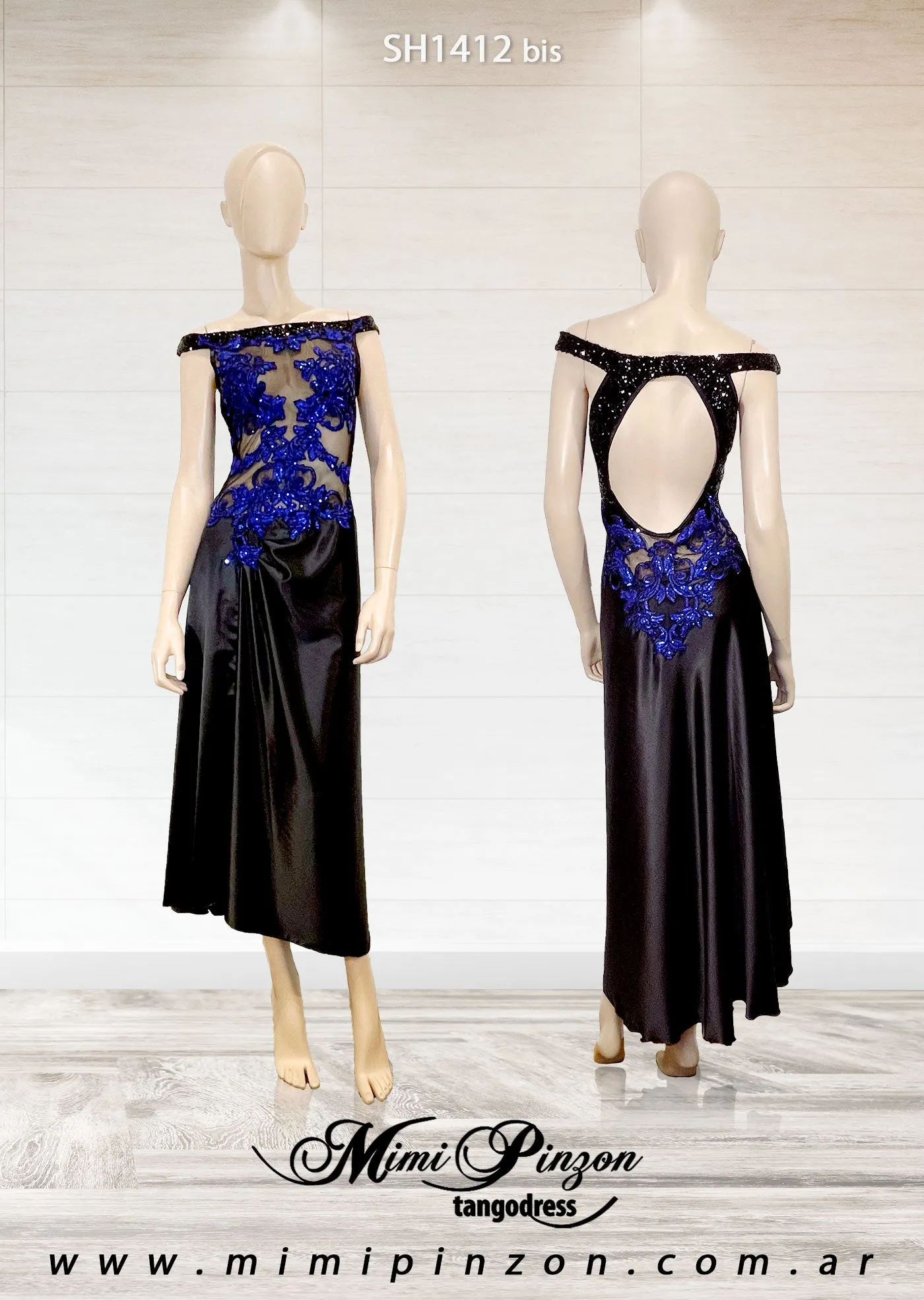Vestido Tango Escenario SH1412