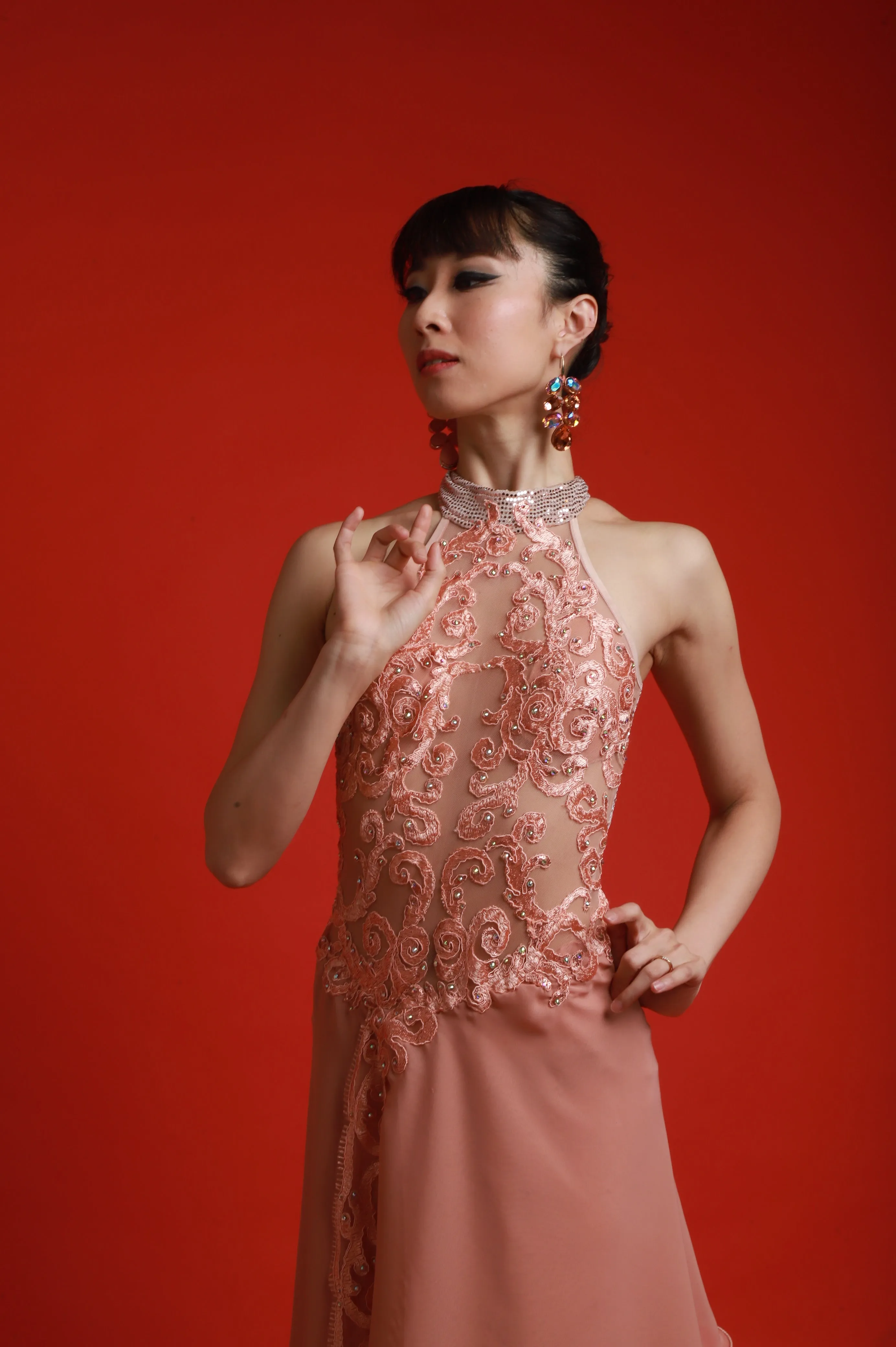 Vestido Tango Escenario SH1418