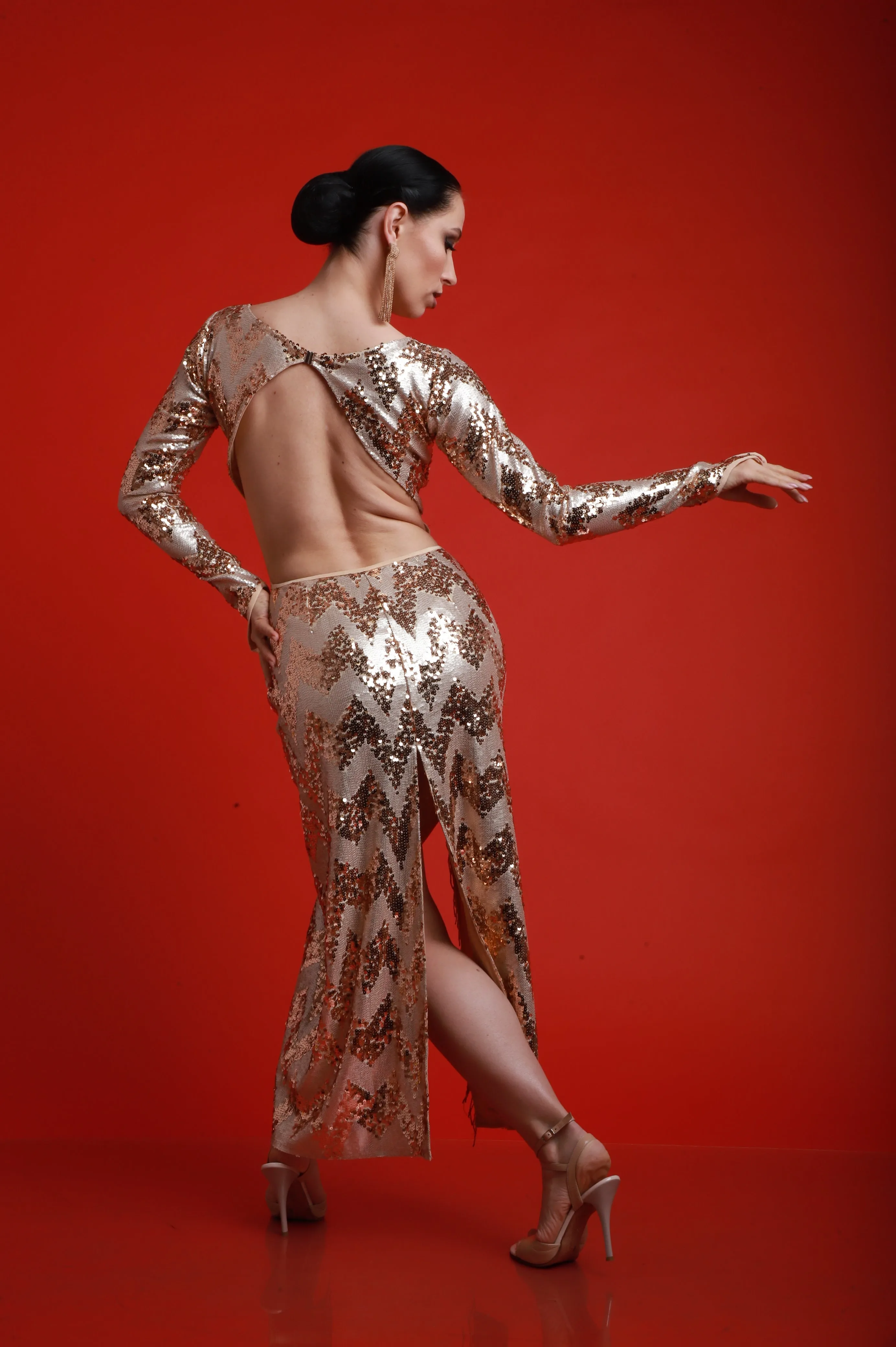 Vestido Tango Escenario SH1419
